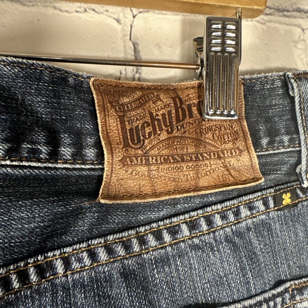 Vintage Lucky Brand Jeans Mens Blue Classic Straight Denim Medium Wash Normcore
